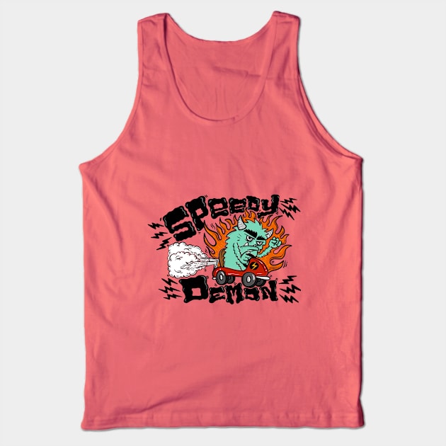 Speedy demon Tank Top by UniqueDesignsCo